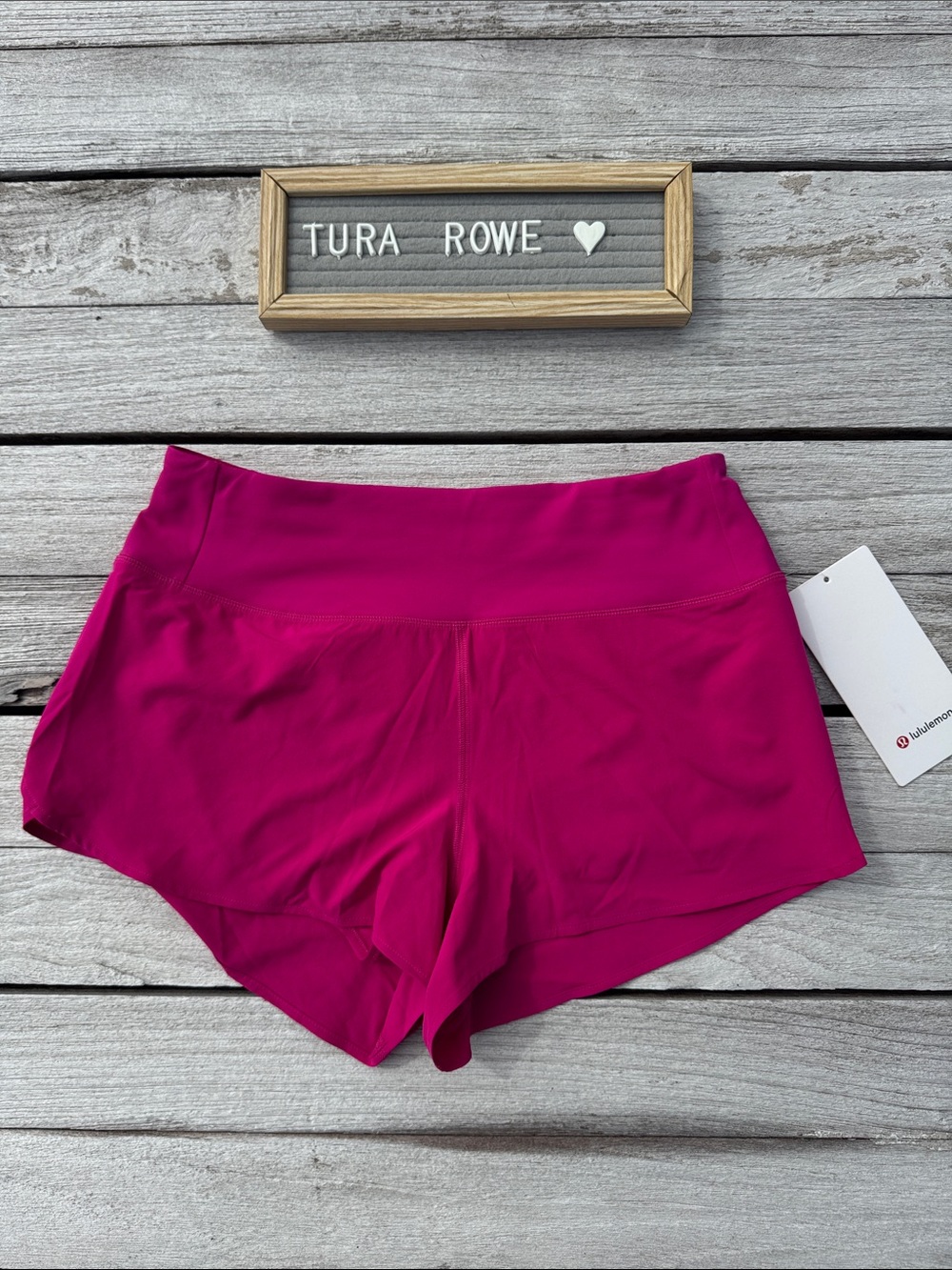Lululemon Speed Up High Rise Short 2.5” Mesh Vent Pink Flare Small NWT